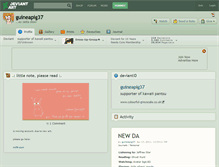 Tablet Screenshot of guineapig37.deviantart.com
