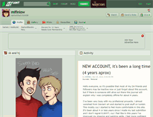 Tablet Screenshot of mifinlow.deviantart.com