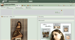 Desktop Screenshot of crystal-snowflakes.deviantart.com
