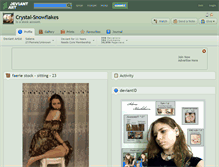 Tablet Screenshot of crystal-snowflakes.deviantart.com