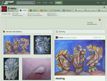 Tablet Screenshot of el-meky.deviantart.com