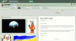 Desktop Screenshot of alexknight.deviantart.com