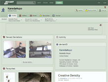Tablet Screenshot of kanedamuyo.deviantart.com