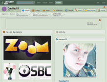Tablet Screenshot of dannaz93.deviantart.com
