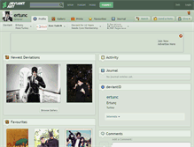 Tablet Screenshot of ertunc.deviantart.com