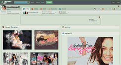 Desktop Screenshot of ilovenessax33.deviantart.com