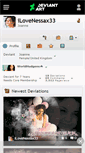 Mobile Screenshot of ilovenessax33.deviantart.com