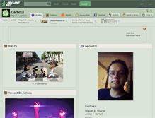 Tablet Screenshot of garhoul.deviantart.com