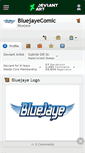 Mobile Screenshot of bluejayecomic.deviantart.com