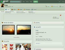 Tablet Screenshot of liuu.deviantart.com