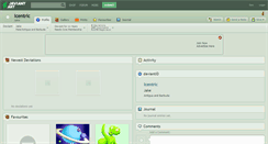 Desktop Screenshot of icentric.deviantart.com