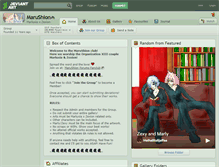 Tablet Screenshot of marushion.deviantart.com