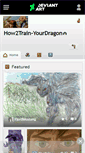 Mobile Screenshot of how2train-yourdragon.deviantart.com