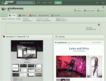 Tablet Screenshot of grindkerensky.deviantart.com