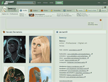 Tablet Screenshot of beeccy.deviantart.com