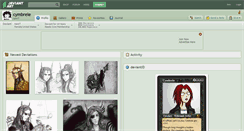 Desktop Screenshot of cymbrele.deviantart.com