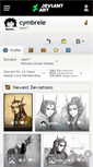 Mobile Screenshot of cymbrele.deviantart.com