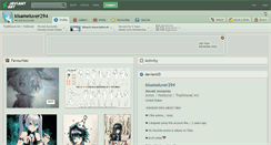 Desktop Screenshot of kisameluver294.deviantart.com