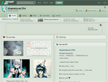 Tablet Screenshot of kisameluver294.deviantart.com