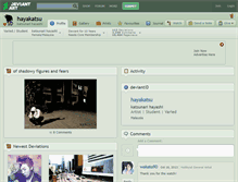 Tablet Screenshot of hayakatsu.deviantart.com