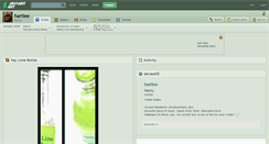 Desktop Screenshot of hartlee.deviantart.com