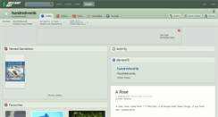 Desktop Screenshot of hundredwords.deviantart.com