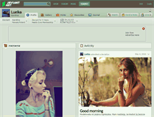 Tablet Screenshot of luelka.deviantart.com