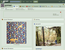 Tablet Screenshot of apalategui.deviantart.com