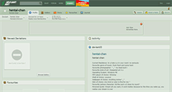 Desktop Screenshot of hentai-chan.deviantart.com