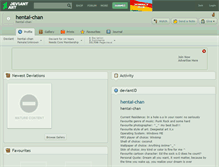 Tablet Screenshot of hentai-chan.deviantart.com