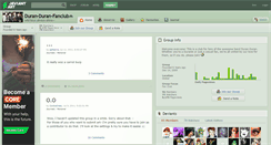 Desktop Screenshot of duran-duran-fanclub.deviantart.com