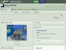 Tablet Screenshot of midou-dragonage.deviantart.com