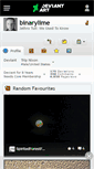 Mobile Screenshot of binarylime.deviantart.com