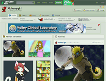 Tablet Screenshot of alchemy-girl.deviantart.com