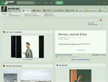 Tablet Screenshot of anusia-paj.deviantart.com