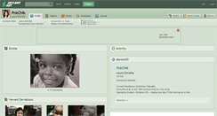 Desktop Screenshot of pnkchik.deviantart.com
