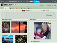 Tablet Screenshot of angelaleonetti.deviantart.com