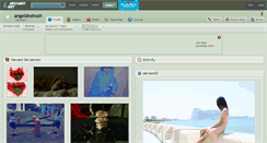 Desktop Screenshot of angeldoshosh.deviantart.com