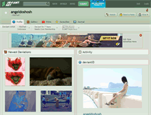 Tablet Screenshot of angeldoshosh.deviantart.com