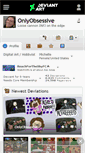 Mobile Screenshot of onlyobsessive.deviantart.com