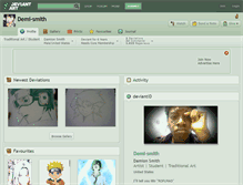 Tablet Screenshot of demi-smith.deviantart.com