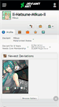 Mobile Screenshot of ll-hatsune-mikuo-ll.deviantart.com