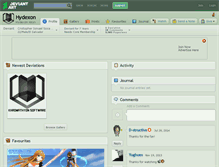 Tablet Screenshot of hydexon.deviantart.com