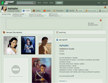 Tablet Screenshot of mahtaliel.deviantart.com