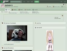 Tablet Screenshot of jayblade14.deviantart.com
