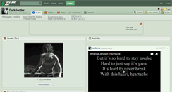 Desktop Screenshot of darkborder.deviantart.com