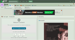 Desktop Screenshot of elly-ah.deviantart.com