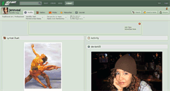 Desktop Screenshot of jennveal.deviantart.com