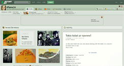 Desktop Screenshot of kfame24.deviantart.com