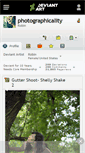 Mobile Screenshot of photographicality.deviantart.com